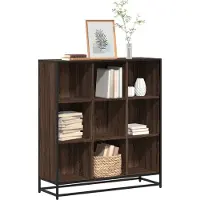 vidaXL Bibliothèque chêne marron 33,5x33x107,5 cm bois d'ingénierie