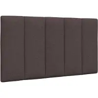 vidaXL Coussin de tête de lit "Hanko" Noir 80 cm Tissu