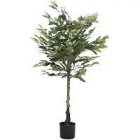 vidaXL Ficus artificiel 756 feuilles 170 cm vert