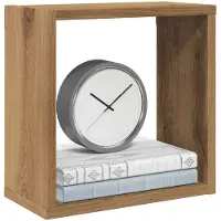 vidaXL Étagères cube murales 4 pcs chêne artisanal 100x15x30 cm