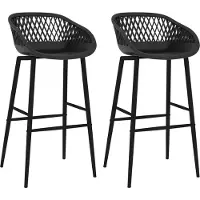 vidaXL Tabouret de bar 4 pcs. Blanc