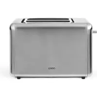 Livoo Grille-pain 2 fentes 850w gris métalisé - - DOD205 -