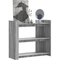 vidaXL Table console blanc 100x35x90 cm bois d’ingénierie