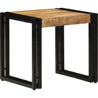 vidaXL Table basse 40X50X38 Cm en bois de manguier brut massif Lumarko