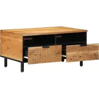 vidaXL Table basse 80X54X40 Cm en bois d'acacia massif Lumarko