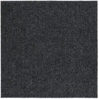 vidaXL Tapis Couloir Gris clair 100 x 100 cm tissu