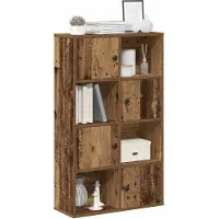 vidaXL Bibliothèque vieux bois 60x24x101,5 cm bois d'ingénierie