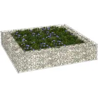 vidaXL Gabion haut-plateau Acier galvanisé 800x100x20 cm