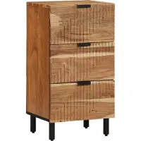 vidaXL Buffet naturel 40 x 33,5 x 75 cm bois massif Acacia