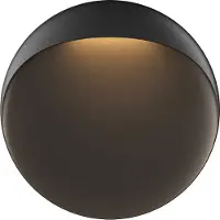 Louis Poulsen Flindt Applique pour l'extérieur Ø 300 mm | Black texture | 2700 K
