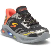 SKECHERS Baskets 'METEOR LGIHT BRISK' jaune / orange / noir / argent