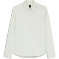 BOSS Chemise Slim en jersey de coton chiné