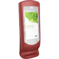 Tork Distributeur de serviettes Xpressnap debout/mural plastique rouge (1 pcs, 23.50 x 23.50 cm)
