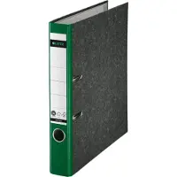 Leitz Chemise marbrée Cloud, 180 degrés, DIN A4, 52 mm, dos vert, couverture en carton, extérieur m (A4, 52 mm, 1 pcs)