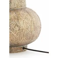 Light & Living - lampe de table - Ryota - marron - métal - Ø 31cm - E27 - 1743785