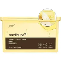 Medicube Masques Visage Quick Vita C - 30 Masques Certifiés Végans, Complexe Triple Vitamine