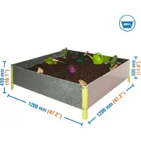 Simon Garden Jardinière Urban 400l 410x1200x1200 Mm