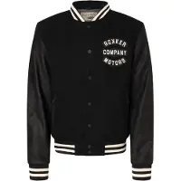 Rokker College, veste en textile ,Noir/Blanc ,XL