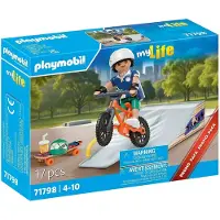 Playmobil Snowboarder With Ramp Construction Game Multicolore Enfants
