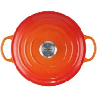 Le Creuset Pot, Poêle + casserole, Orange, Rouge