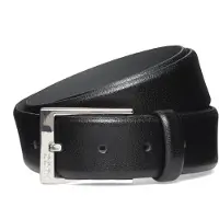 HUGO pour homme. 50541175 Ceinture Volpiana noire (95 cm), Casuel, Cuir
