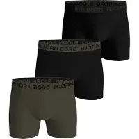 Björn Borg Sous-vêtements de sport kaki / noir