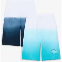 Bonprix Lot de 2 bermudas en jersey 100% coton