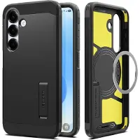 Spigen Coque Tough Armor MagSafe Samsung Galaxy S25 - Noir