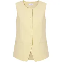 TATUUM Gilet de costume 'Lanare 1' jaune clair
