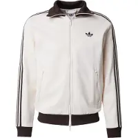 Adidas Veste de survêtement 'Classic' brun foncé / blanc cassé