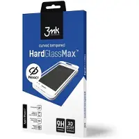 3MK Glass Max Privacy iPhone X noir, protection visuelle plein écran en verre (Apple iPhone X), Téléphone portable : film de protection, Noir