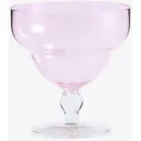 Nordal Ensemble de 6 pièces en verre rose Crocus
