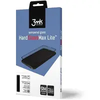 3MK HG Max Lite Motorola P30 czarny black (1 pcs, Motorola P30), Téléphone portable : film de protection, Noir
