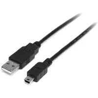 StarTech.com Câble USB 2.0 A vers Mini B de 2 m - Cordon USB vers Mini USB - M/M - Noir - câble USB - 2 m
