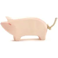 Ostheimer Figurine en bois Cochon Trompe haute