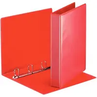 Esselte Classeur à anneaux de présentation Esselte Essentails, A4, rouge, mécanisme 4D-Ring, largeur dos : (A4, 51 mm, 1 pcs)