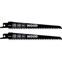 Kwb Säbelsägeblätter-Set HCS Holz, kurve 2-tlg 152 mm