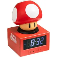 Super Mario Sveglia Lampada Super Mario Fungo