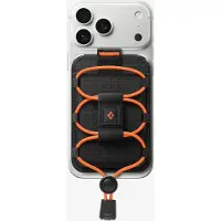 Spigen Tiefit Card Holder (MagFit), Téléphone portable : accessoires, Noir, Orange