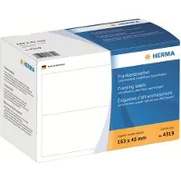 Herma Franking labels - Papier - auto-adhésif - blanc - 163 x 45 mm 1000 étiquette(s) (500 feuille(s) x 2) étiquettes