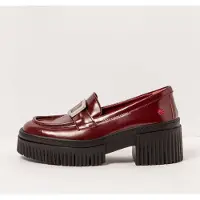 Art pour femme. 113721167003_008 Chaussures en cuir 1372 York marron (36), 3 à 5 cm, Aucun, Casuel, Grenat, Classique, Bordeaux