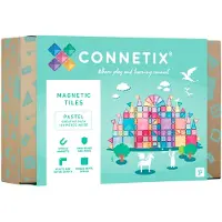 Connetix Ensemble d'aimants - 120 Parties - Pastel Créatif - - UneTaille - Jouets Magnétiques