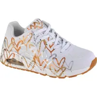 SKECHERS Uno-Metallic Love chaussures de sport pour femmes 155523-WTGD - blanc r. 38.5