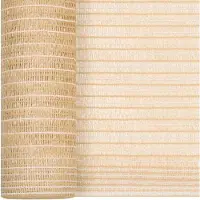 vidaXL Grillage de clôture Beige 1x10 m HDPE 195 g/m