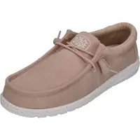 HEY DUDE Wally Slub Canvas Boat Shoes Beige EU 41 Homme