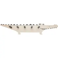 OYOY Porte-manteau - Bois - 60x7,5x12 cm - Crocodile - Nature - - UneTaille - Patère