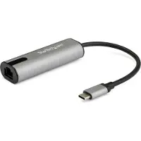 StarTech.com .com US2GC30 Adaptateur LAN USB (USB-C vers adaptateur réseau Gigabit / RJ45, 2.5 GBASE-T) - Adaptateur réseau - USB-C - 10M/100M/1G/2,5 Gigabit Ethernet x 1 + USB 3.0 - noir, gris-espace