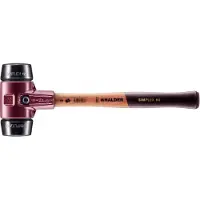 HALDER Schonhammer diamètre 60mm 1600g caoutchouc / noir avec manche bois - 3002060