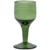 House Doctor Verres à liqueur vintage vert lot de 6 pièces