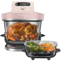 Ninja CRISPi Pro – Airfryer 7-en-1 avec récipients de conservation en verre en Rose | AS101EURS | par SharkNinja